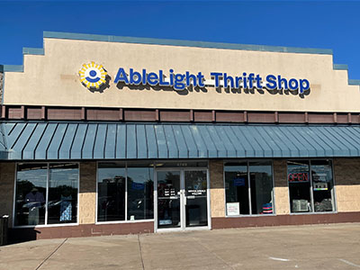 Storefront of AbleLight Thrift Store in Minnetonka, Minnesota