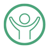 Independence and Wellbeing circle Icon