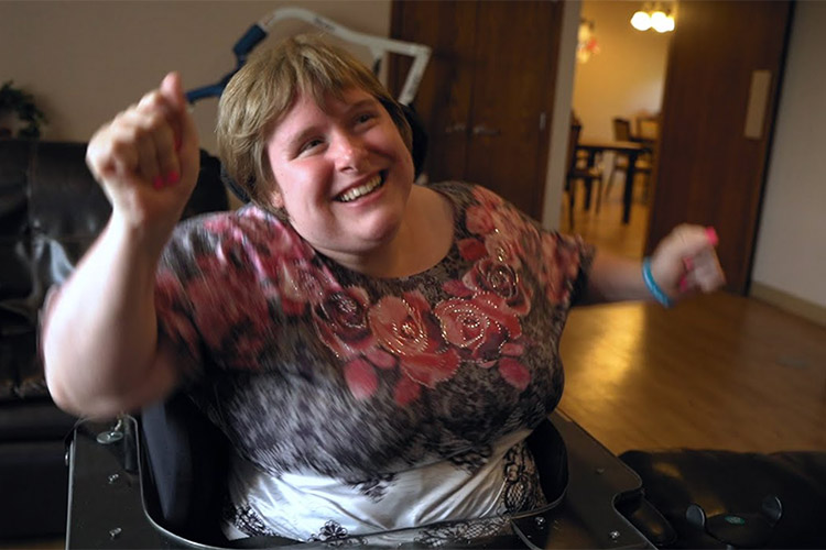 Jenni is thriving and smiling in an AbleLight Group Home