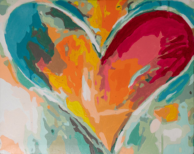 DDAM 2023 Art Show: Heart Painting