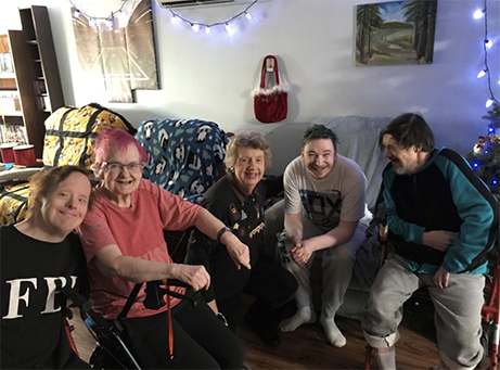 Longtime friends celebrated Baby Jesus at Christmas in David and Linda’s home in Forest Grove, Oregon, where Ryan and his housemate live next door. All loved the Christmas carols sung with Rev. George and Terry Putnam.