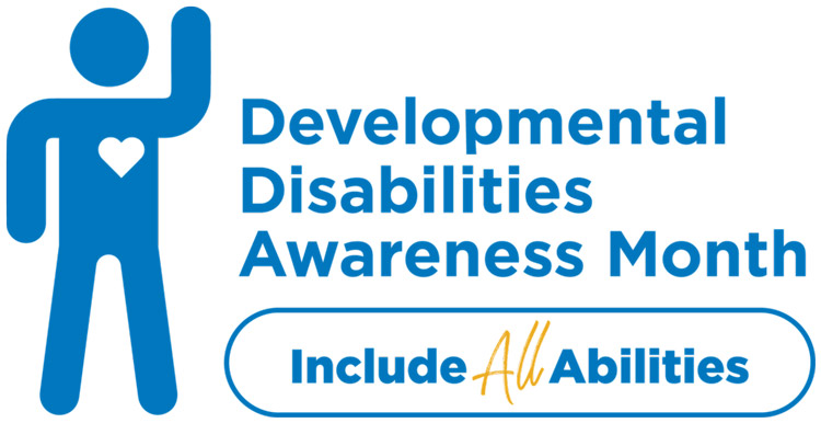 Developmental Disabilities Awareness Month logo