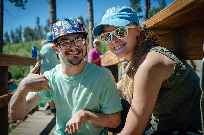 Chris, a Camper at AbleLight's Colorado Summer Camp