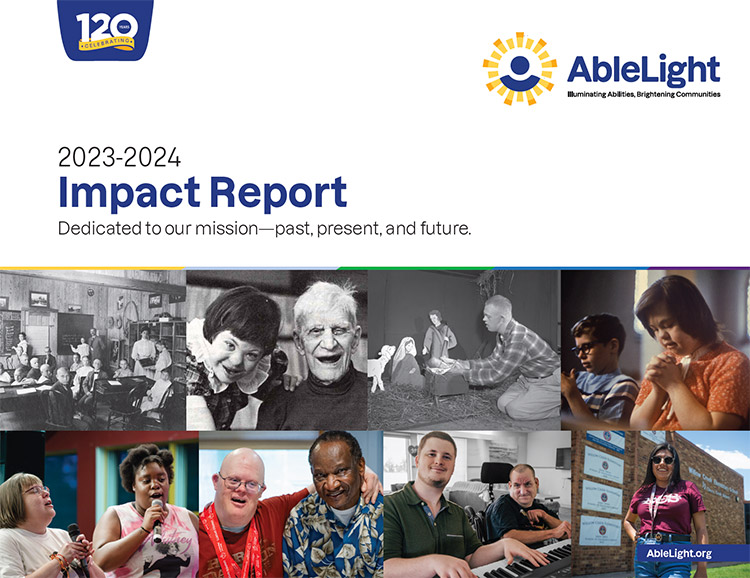 AbleLight 2024 Annual Impact Report Cover