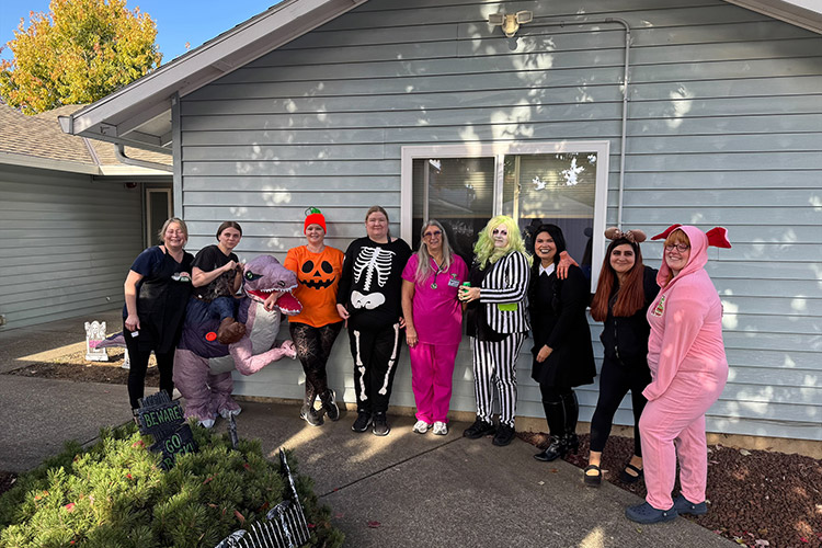 Oregon Congregate Living home celebrates Halloween