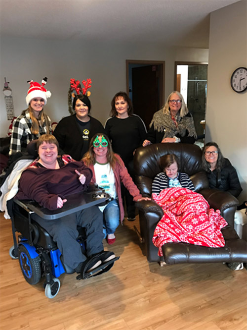 AbleLight Congregate Living celebrating the holidays