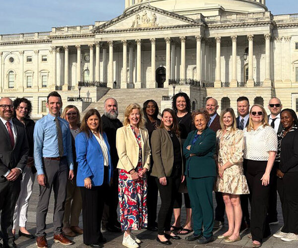 Candace, an AbleLight team member, with other advocacy partners in Washington D.C.
