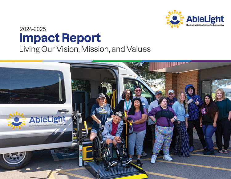 AbleLight 2025 Annual Impact Report Cover