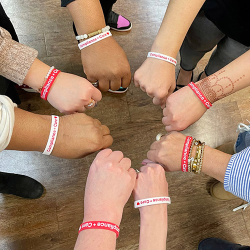 AbleLight Compliance & Ethics Month bracelets