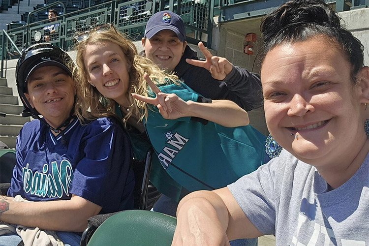 AbleLight at a recent Seattle Mariners game