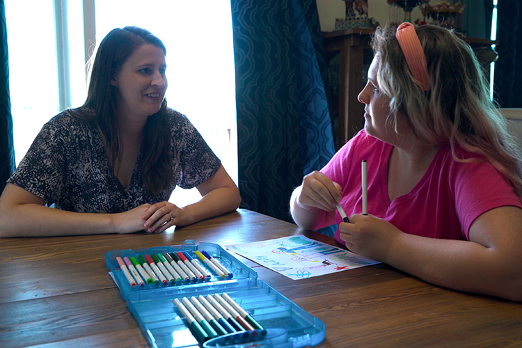 AbleLight Shared Living Provider and a person supported by AbleLight