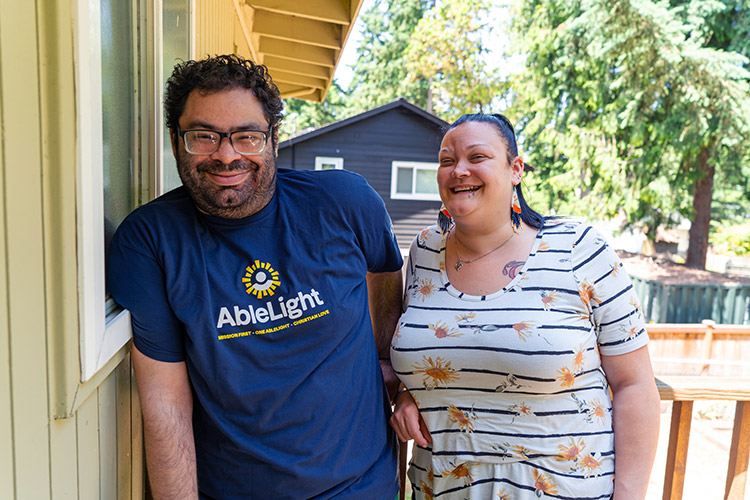 A man supported by AbleLight with a DSP