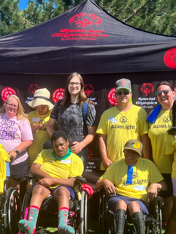 AbleLight's participants in the Denver Special Olympics Bocce competition - 1