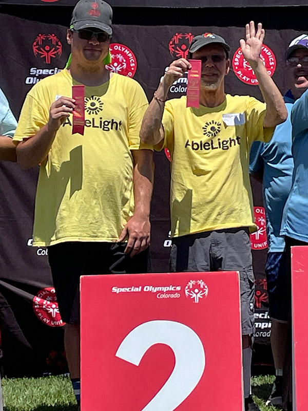 AbleLight's participants in the Denver Special Olympics Bocce competition - 2