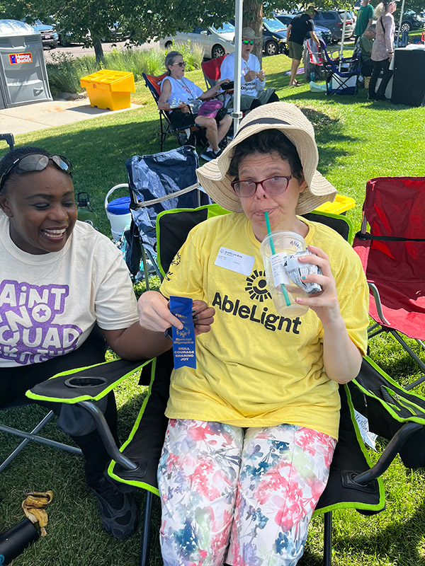 AbleLight's participants in the Denver Special Olympics Bocce competition - 6