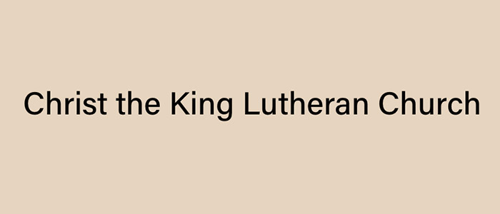 Logo for Christ the King Lutheran Church