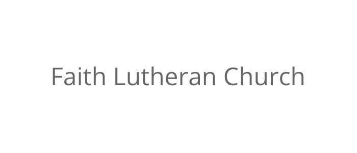 Logo for Faith Lutheran Church