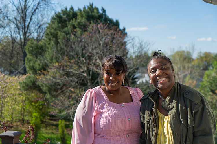 A woman with a developmental disability with a Host Home Provider