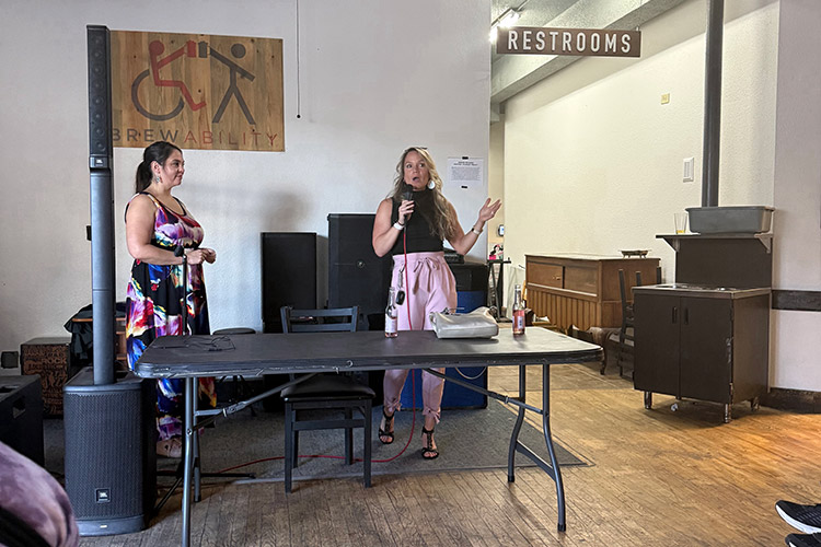 AbleLight hosting an event at Brewability in Colorado