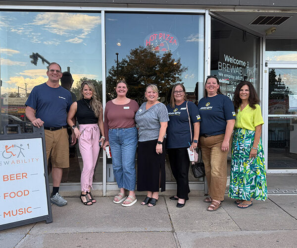 AbleLight at a networking event at Brewability in Colorado