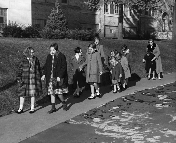 Going for a walk c1960s